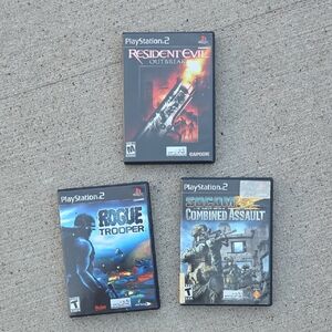 SONY PLAYSTATION 2 LOT OF 3 Video Games